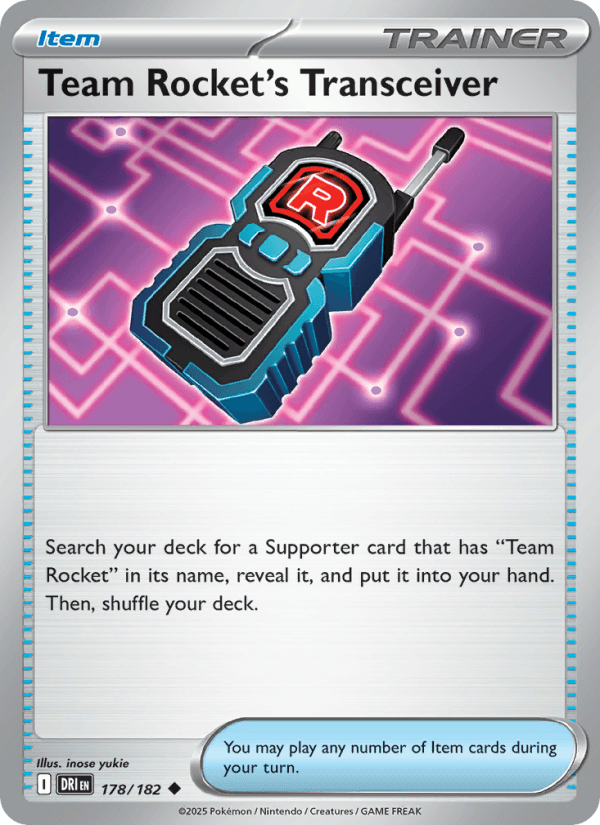 Team Rocket's Transceiver from MEGA DREAM EX 2025