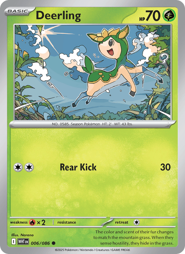 Deerling from TEMPORAL FORCES 2024