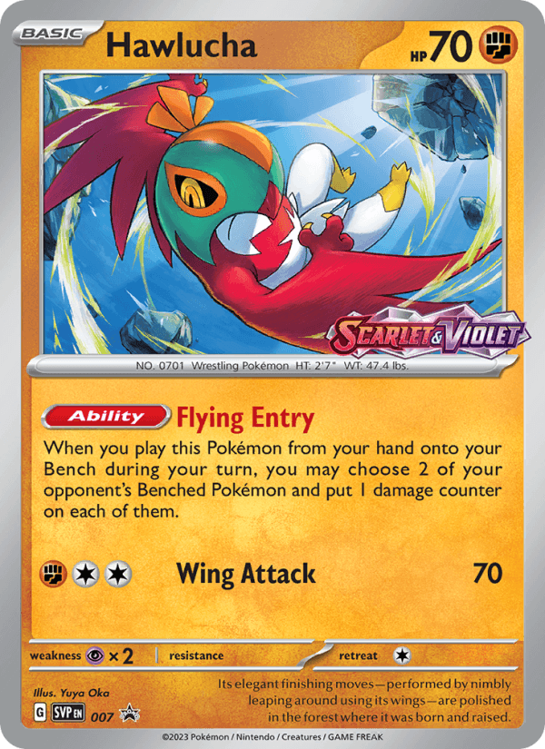 Hawlucha from PRISMATIC EVOLUTIONS 2025