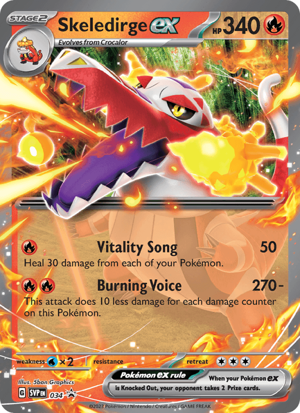 Skeledirge EX from SHINY TREASURE EX 2023 - Legacy graded card 00024566 by RKT Grading