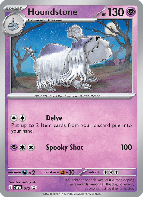 Houndstone from MEGA EVOLUTION 2025
