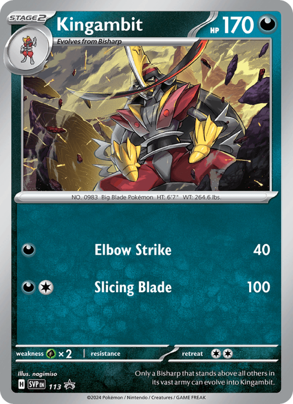 Kingambit from SCARLET EX 2023