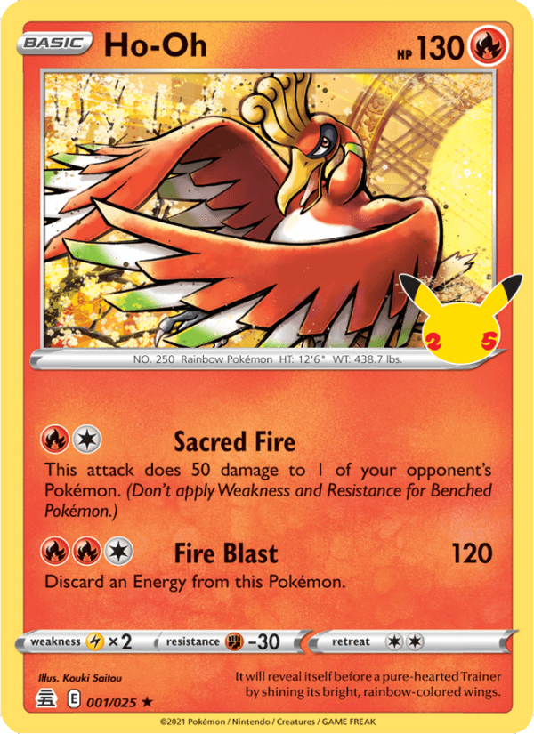 Ho-Oh from CELEBRATIONS 2021