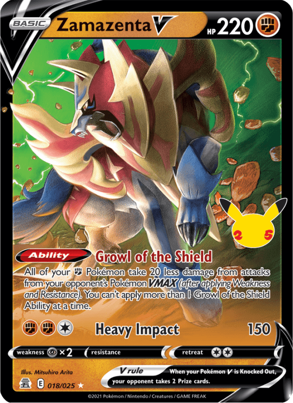 Zamazenta V from SWSH BLACK STAR PROMOS 2023