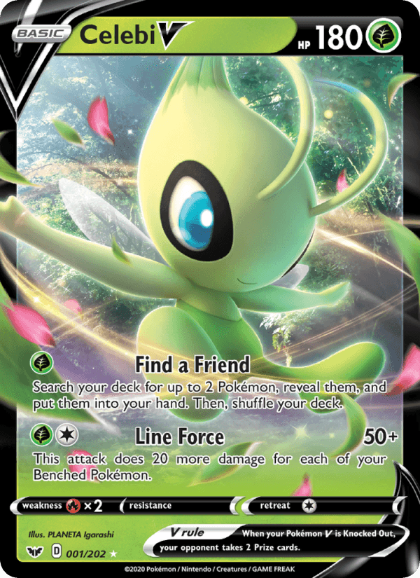 Celebi V from SWORD & SHIELD 2020