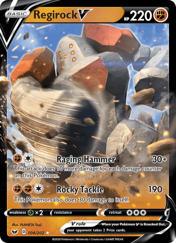 Regirock V from SWORD & SHIELD 2020