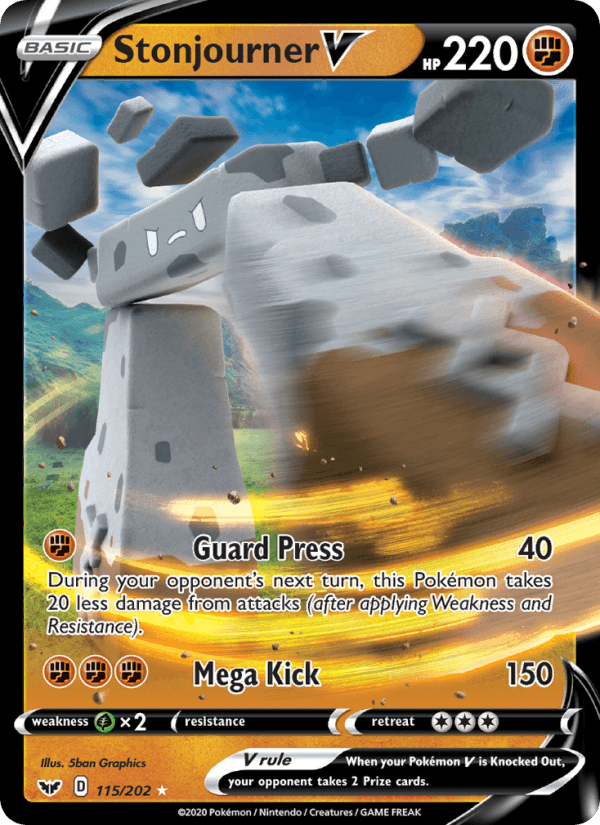Stonjourner V from SWORD & SHIELD 2020