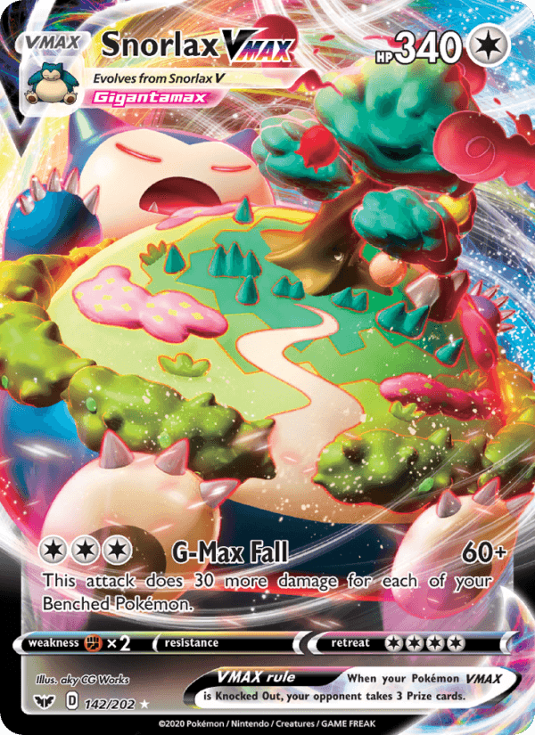Snorlax VMAX from SWORD & SHIELD 2020