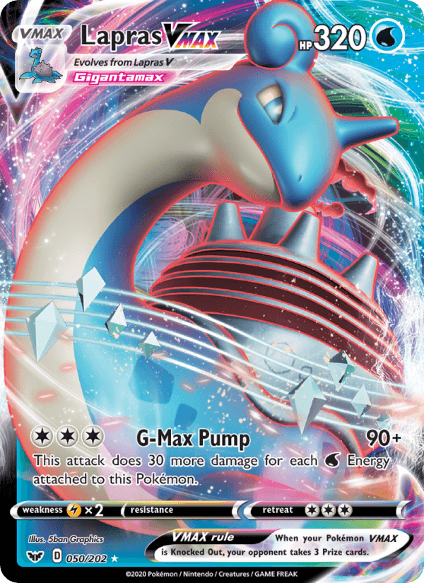 Lapras VMAX from SHINY STAR V 2020