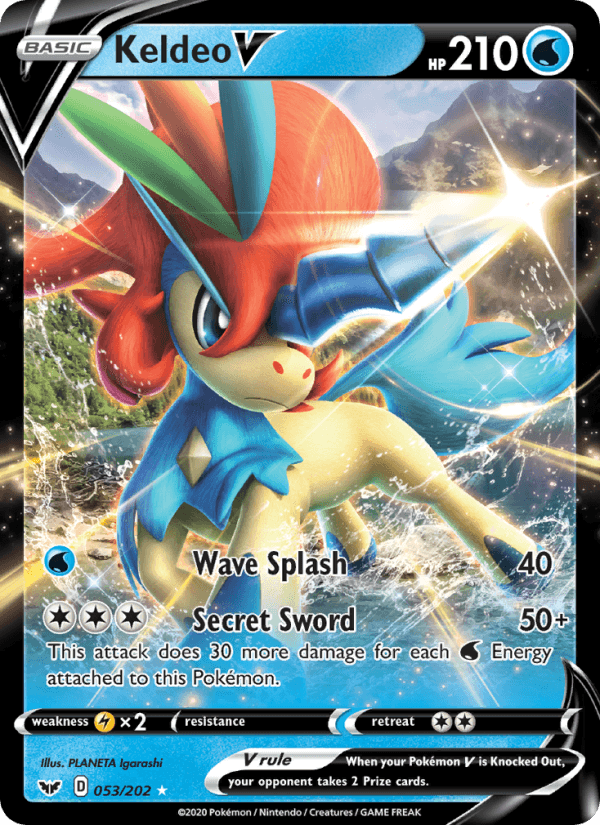 Keldeo V from V STARTER SET WATER 2019