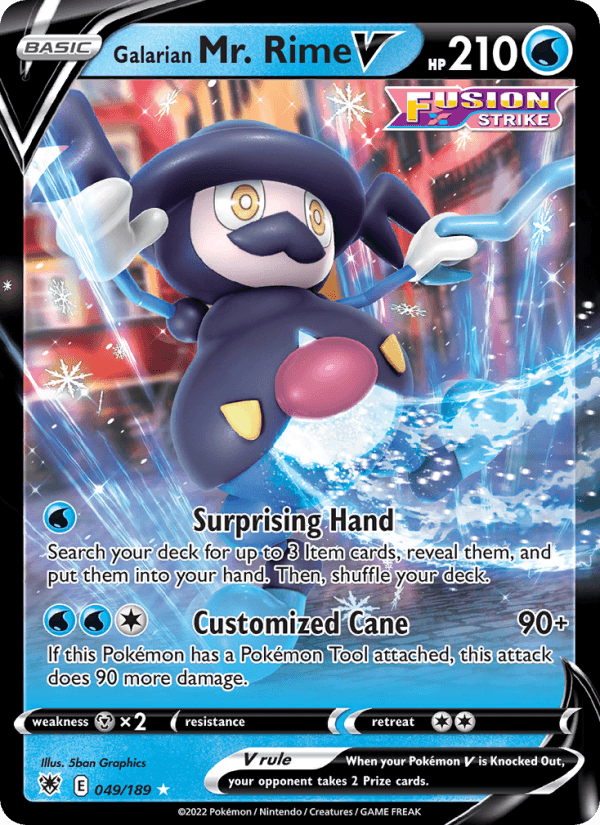 Galarian Mr. Rime V from ASTRAL RADIANCE 2022