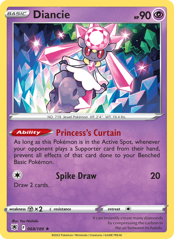 Diancie from CROWN ZENITH 2023