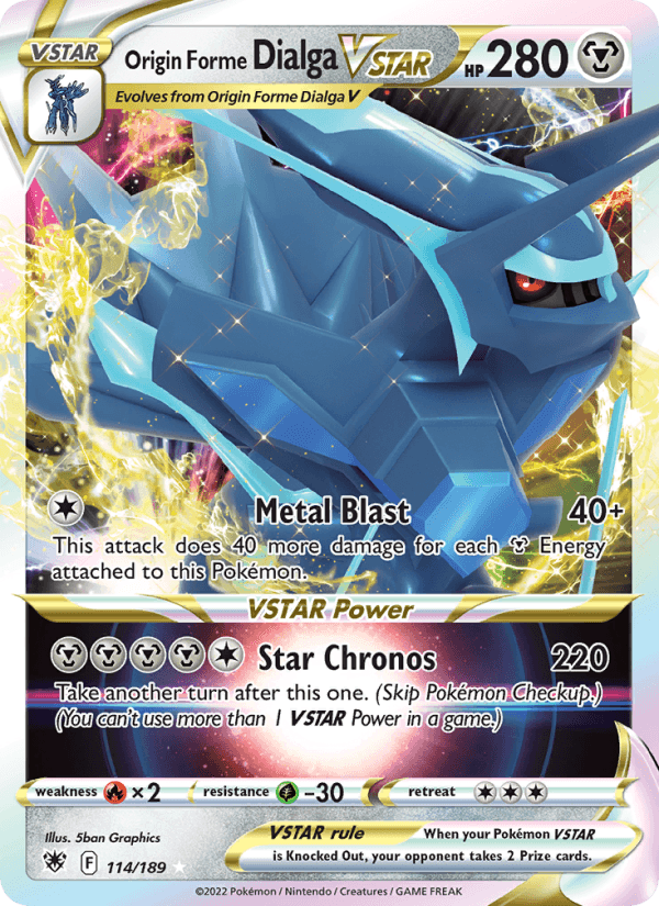 Origin Forme Dialga VSTAR from VSTAR UNIVERSE 2022 - Legacy graded card 00024629 by RKT Grading
