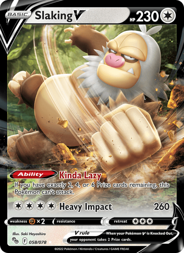 Slaking V from POKEMON GO 2022