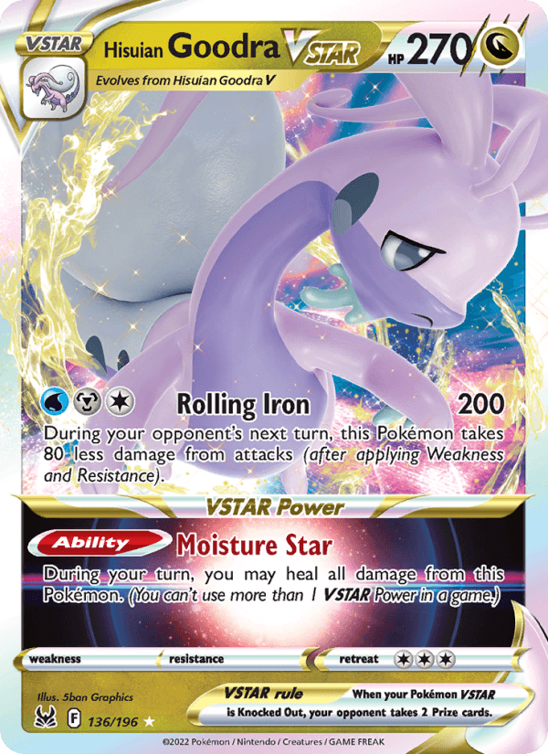 Hisuian Goodra VSTAR from DARK PHANTASMA 2022 - Legacy graded card 00025991 by RKT Grading