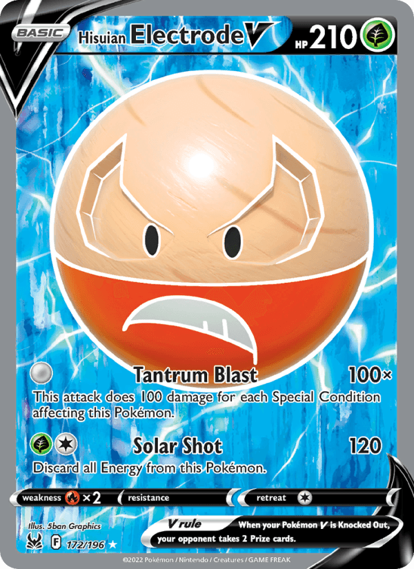 Hisuian Electrode V from BLACK STAR PROMOS 2022