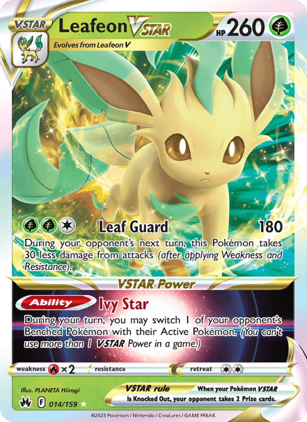 Leafeon VSTAR from CROWN ZENITH 2023
