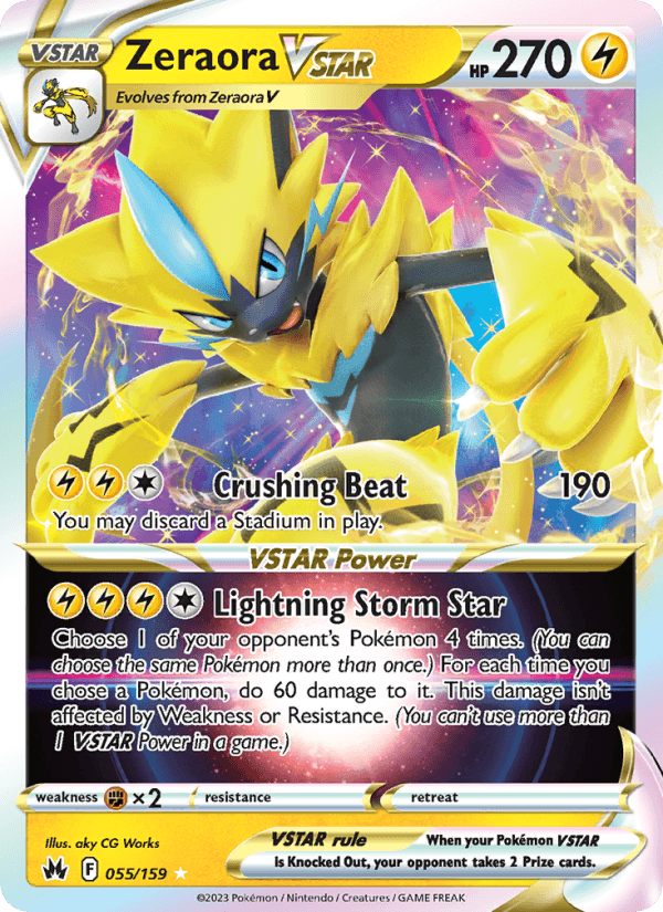 Zeraora VSTAR from VSTAR UNIVERSE 2022 - Legacy graded card 00024635 by RKT Grading