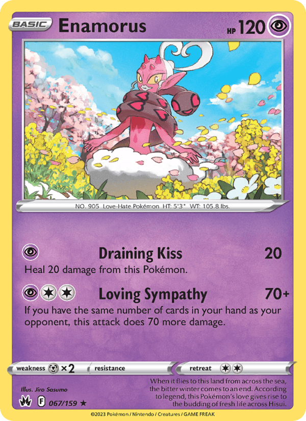 Enamorus from CRIMSON HAZE 2024