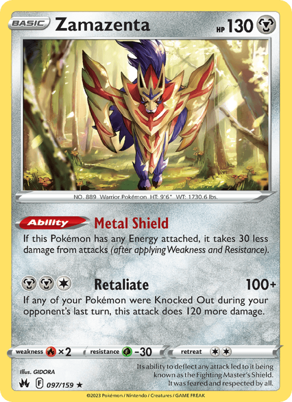 Zamazenta from GLORY OF TEAM ROCKET 2025