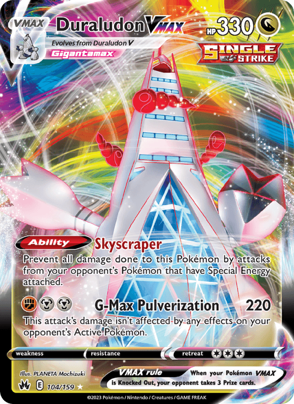 Duraludon VMAX from EVOLVING SKIES 2021