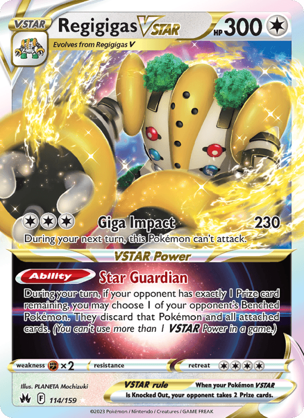 Regigigas VSTAR from VSTAR UNIVERSE 2022 - Legacy graded card 00025950 by RKT Grading