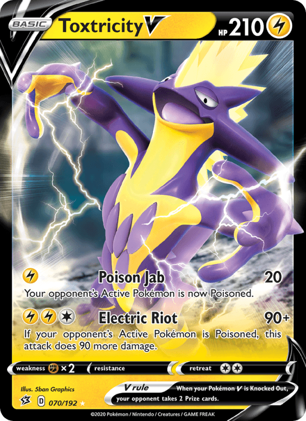 Toxtricity V from SHINY STAR V 2020