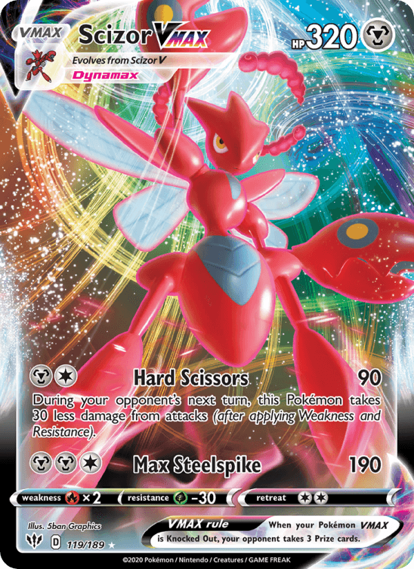 Scizor VMAX from INFINITY ZONE 2020
