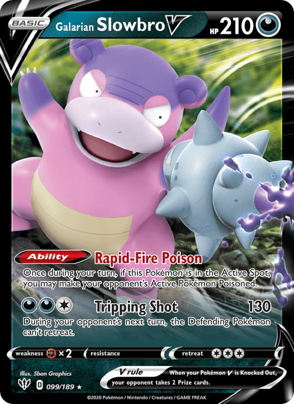 Galarian Slowbro V from DARKNESS ABLAZE 2020