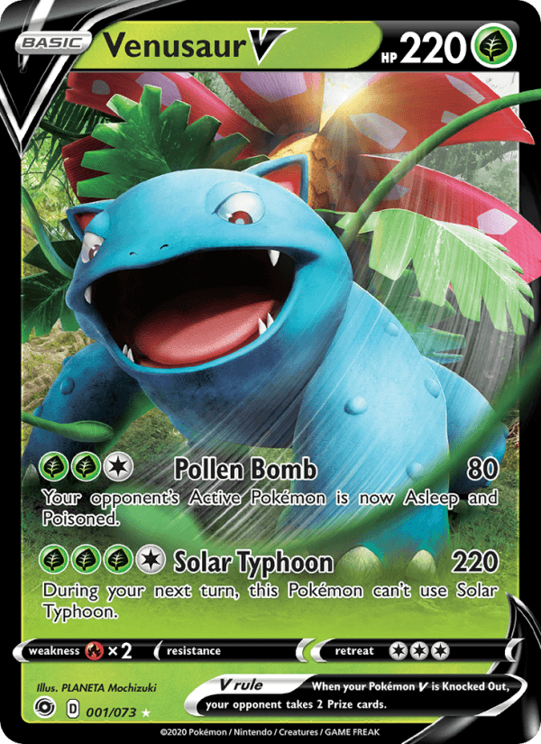 Venusaur V from START DECK 100 2021