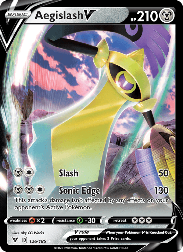 Aegislash V from VIVID VOLTAGE 2020