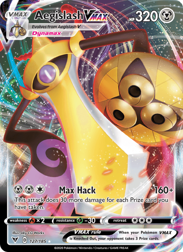 Aegislash VMAX from VIVID VOLTAGE 2020