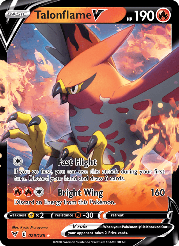 Talonflame V from VIVID VOLTAGE 2020