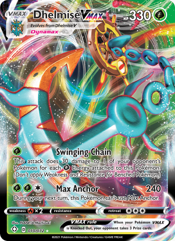 Dhelmise VMAX from SHINING FATES 2021