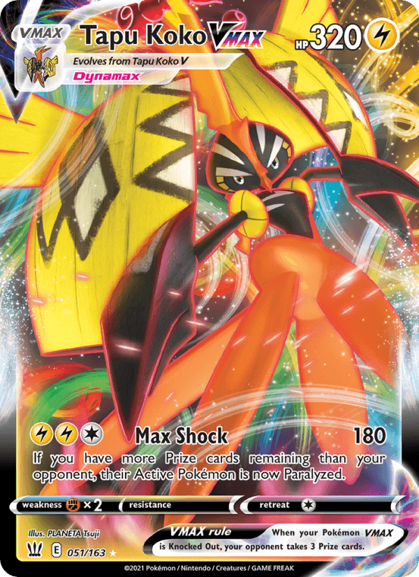 Tapu Koko VMAX from BATTLE STYLES 2021