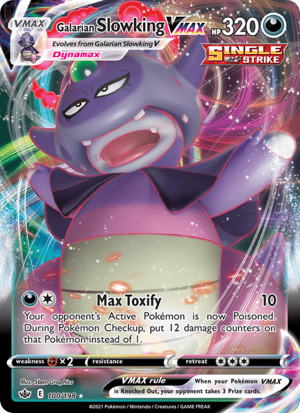 Galarian Slowking VMAX from PEERLESS FIGHTERS 2021