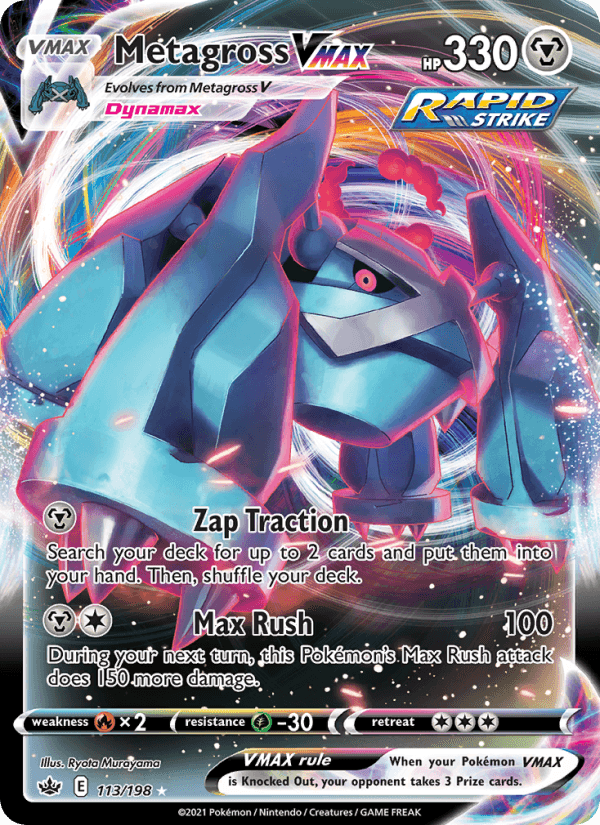 Metagross VMAX from CHILLING REIGN 2021