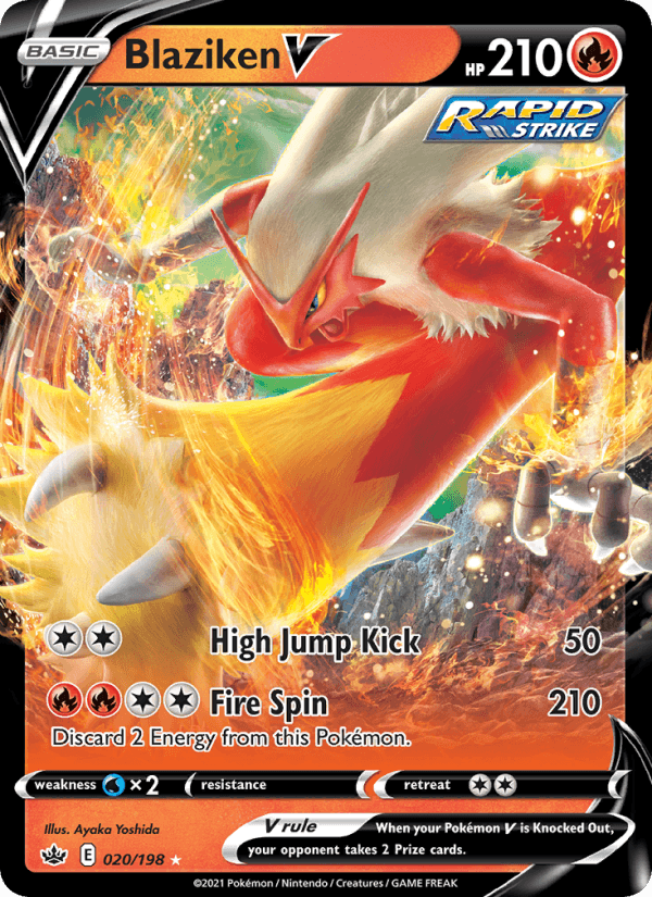 Blaziken V from PEERLESS FIGHTERS 2021