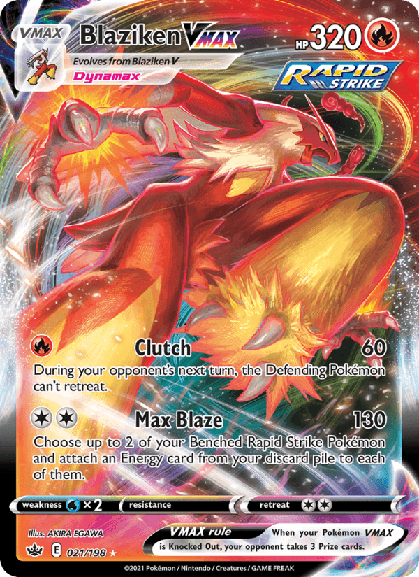 Blaziken VMAX from VMAX CLIMAX 2021