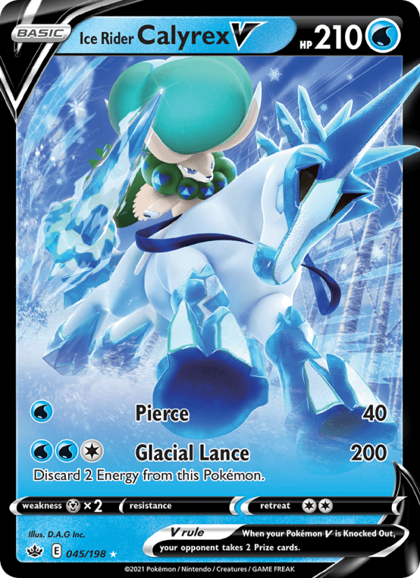 Ice Rider Calyrex V from VMAX CLIMAX 2021