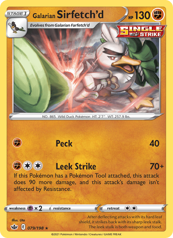 Galarian Sirfetch'd from VIVID VOLTAGE 2020