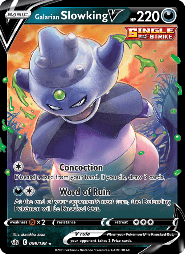 Galarian Slowking V from MATCHLESS FIGHTERS 2021