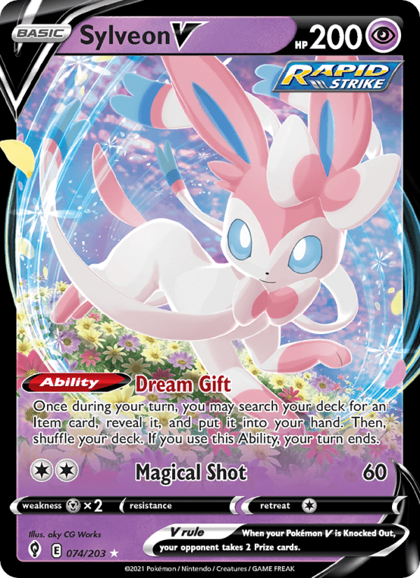 Sylveon V from EEVEE HEROES 2021