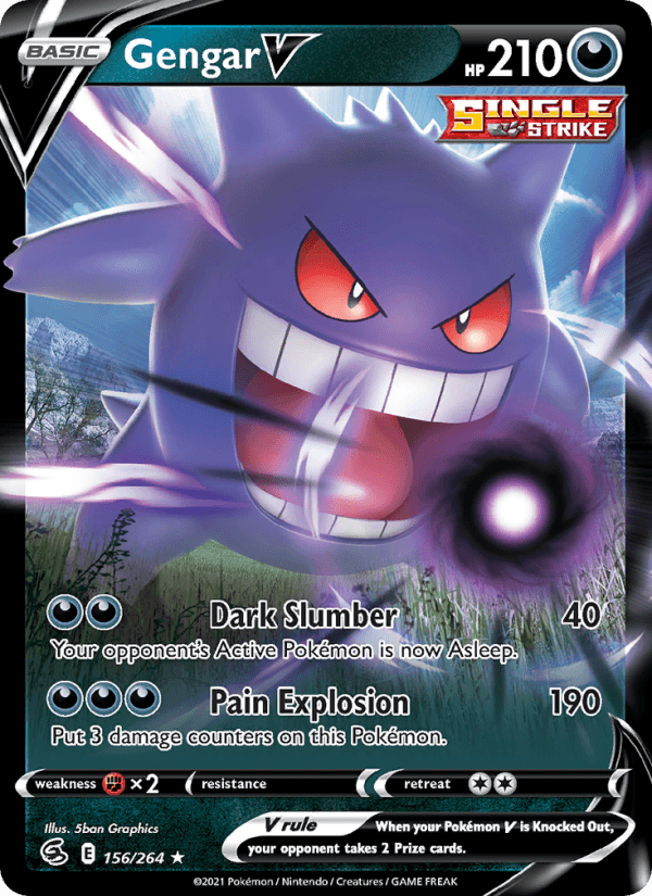 Gengar V from GENGAR VMAX HIGH-CLASS DECKS 2021