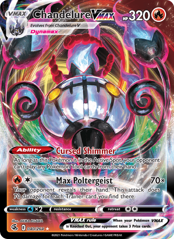 Chandelure VMAX from FUSION STRIKE 2021