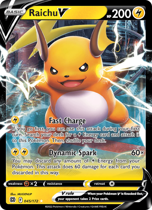 Raichu V from STAR BIRTH 2022 - Legacy graded card 00025921 by RKT Grading