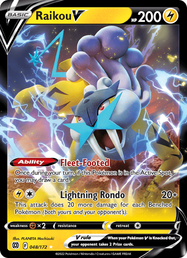 Raikou V from VSTAR UNIVERSE 2022 - Legacy graded card 00025858 by RKT Grading