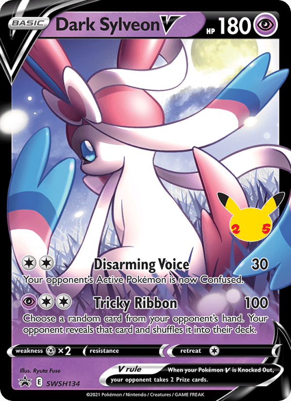 Dark Sylveon V from SWSH BLACK STAR PROMOS 2021