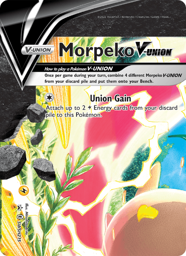 Morpeko V-Union from SWSH BLACK STAR PROMOS 2019-23