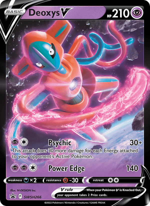 Deoxys V from BLACK STAR PROMOS 2022